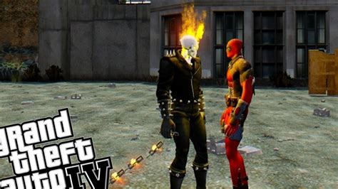 Deadpool Vs Ghost Rider Awesome Battle Youtube