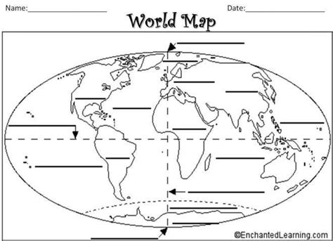 10 7 Continents Worksheet 1st Grade Grade Printable