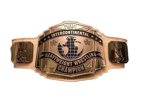 Custom Made Intercontinental Championship Replica Belt
