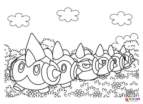 The Falinks Pokemon Coloring Page Free Printable Coloring Pages