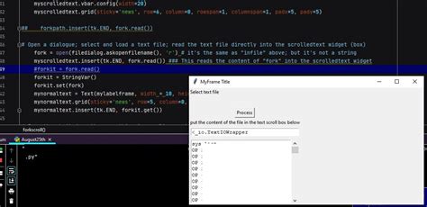 Python Tkinter Print Txt Filepath To Text Widget And Txt File