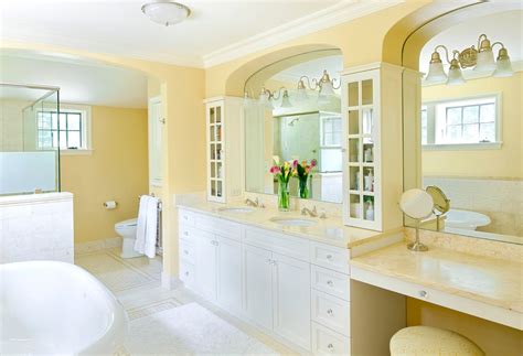 The bathroom is associated with the weekday morning rush, but it doesn't have to be. 20+ Yellow Bathroom Designs, Decorating Ideas | Design ...