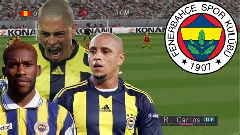 Winning Eleven Fenerbahçe LEGENDS vs Galatasaray LEGENDS YouTube