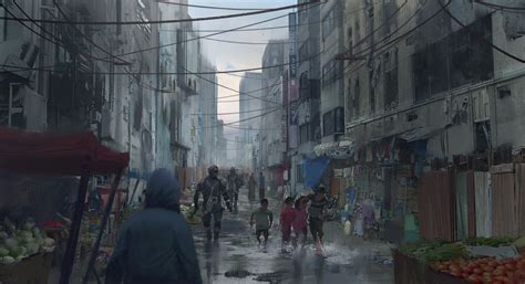 City Slum Street Jad Saber On Artstation At