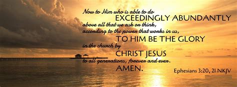 Image Result For Abundantly Exceedingly And Above All Ephesians