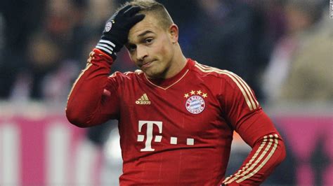 He has citizenship of switzerland. Shaqiri : "I wanted to leave but Bayern wanted to keep me"