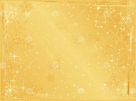 Golden Horizontal Grunge Christmas Background Stock Vector