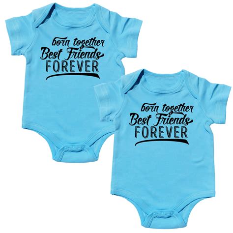 Nursery Decals And More Twin Baby Boys Shirts Includes 2 Bodysuits 3