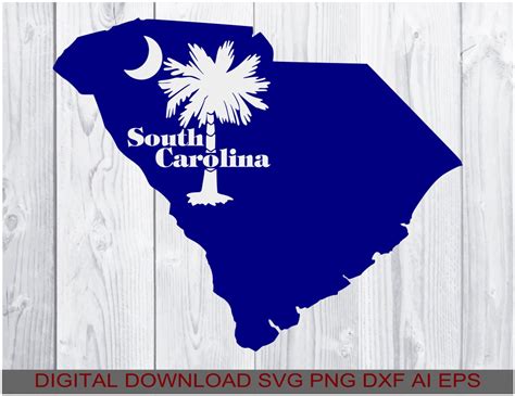 South Carolina Svg Decal Svg Download Svg Png Ai Dxf Eps Compatible