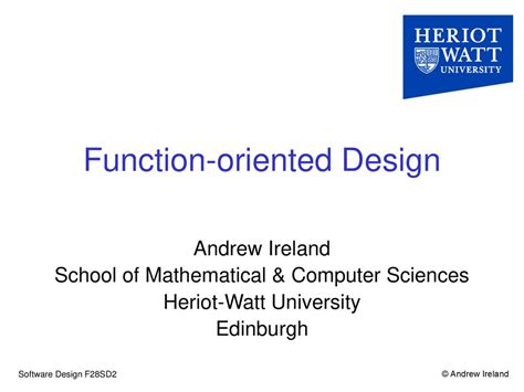 Function Oriented Design Ppt Download