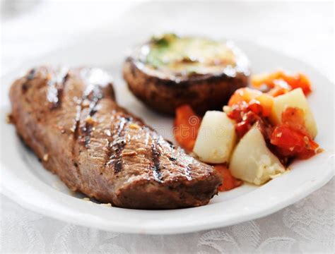 Gourmet Steak Dinner Stock Photo Image Of Delicious 43242428