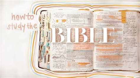 Beginner Bible Study Tips Youtube