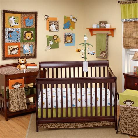 A good crib bedding set not only shields the mattress from dampness and moisture but also keeps your baby cozy. Monkey Baby Crib Bedding Theme and Design Ideas - family ...