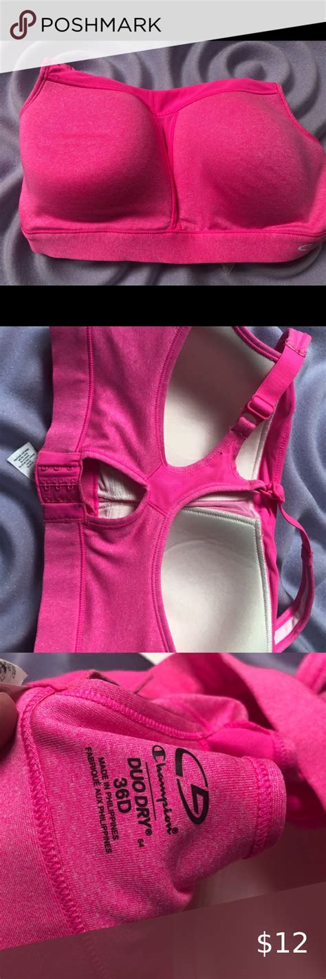 Duo Dry Size 36 D Hot Pink Sports Bra Hot Pink Sports Bra Pink