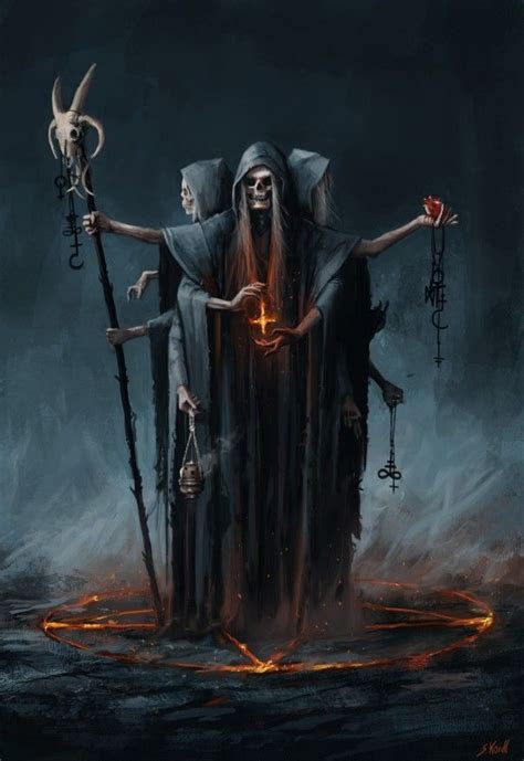 Demon By Stefan Koidl Artstation ☠️ Grim Reaper Art Dark Fantasy