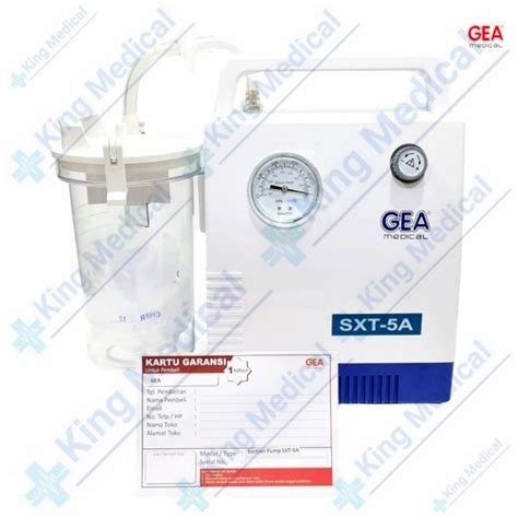 Jual Suction Pump GEA SXT 5A Alat Sedot Dahak Di Lapak King Medical