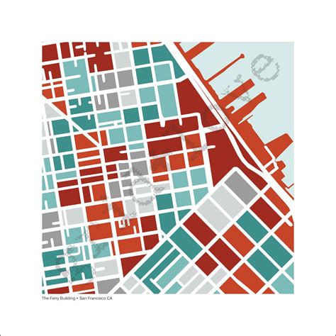 Popular Items For San Francisco Map On Etsy