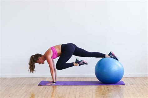 Minute Butt Abs Stability Ball Workout Nourish Move Love