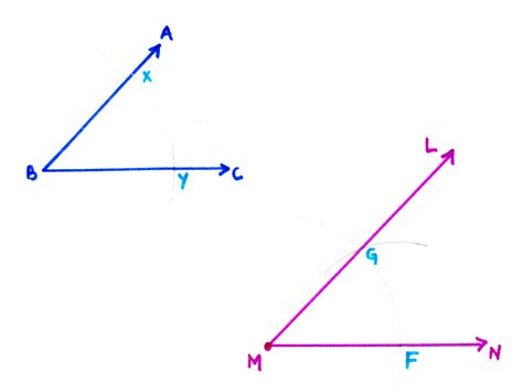 How To Construct An Angle Congruent To A Given Angle 11 Steps