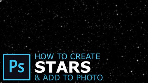 How To Create Stars In Photoshop Youtube