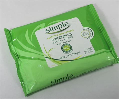 Review Simple Exfoliating Facial Wipes My Highest Self
