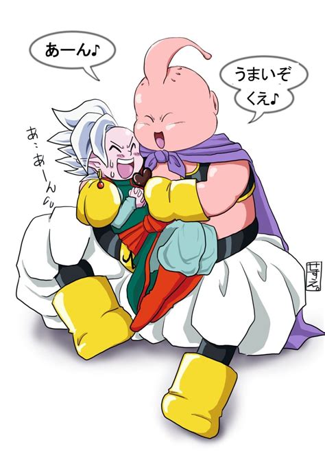 Majin Buu And Supreme Kai Shin Kaioshin Personajes De Dragon Ball