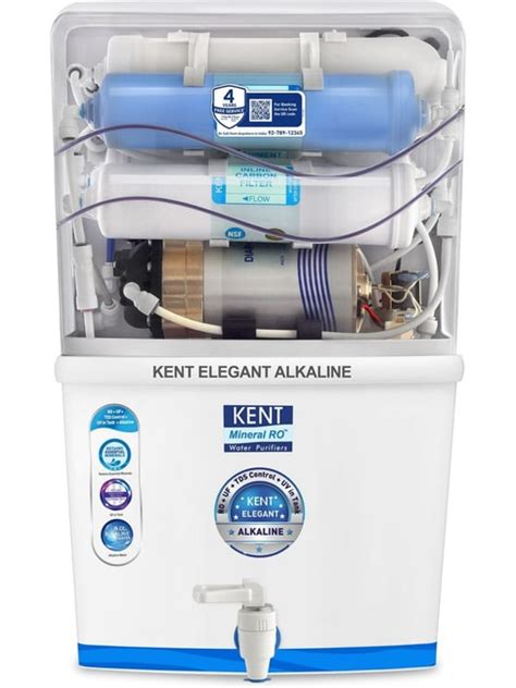 Kent Elegant Alkaline 8 L Ro Uv Uf Tds Control Uv In Tank Water