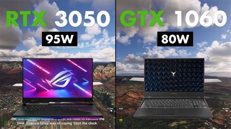 Rtx 3050 Laptop Vs Gtx 1060 Laptop 11 Games Comparison Youtube