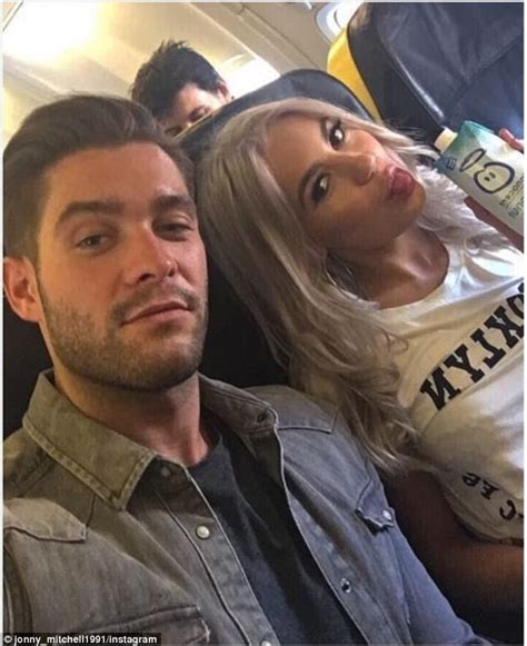 love island s jonny mitchell splashes out on chyna ellis daily mail online