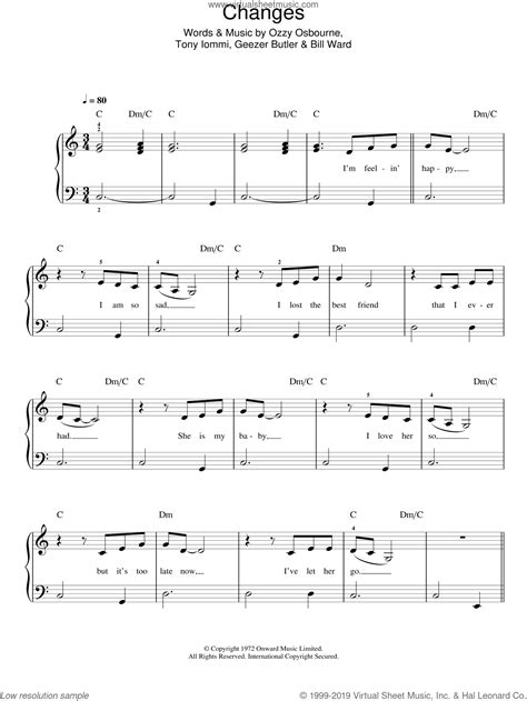 Interactive downloads are dynamic sheet music files that can be viewed and altered directly in my digital library from any device. Sabbath - Changes sheet music for piano solo PDF-interactive