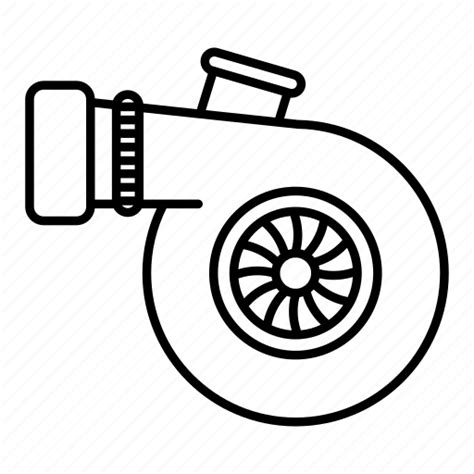 Boost Car Mechanic Mechanical Part Turbo Icon
