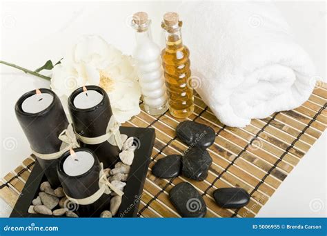 Spa And Massage Products Stock Image Image Of Bathroom 5006955