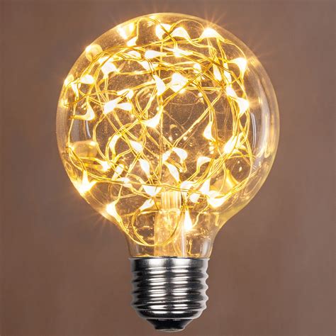 G80 Warm White Ledimagine Tm Fairy Light Bulb