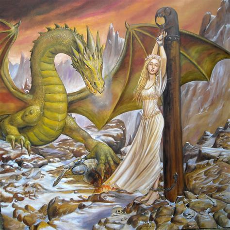 Dragon And Captive Reloaded By Dashinvaine On Deviantart