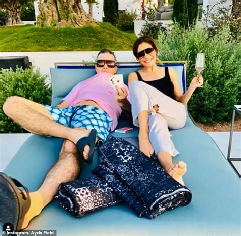 Ayda Field Shows Off Figure In Bikini As She Enjoys Idyllic Boat Trip With Husband Robbie