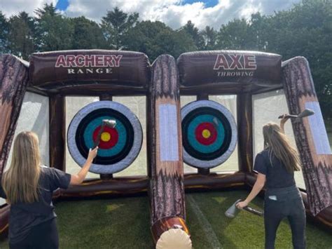 Axe Throwing Inflatable Axe Throwing Monster Event Hire