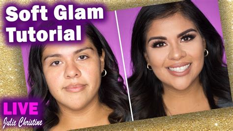 soft glam easy contour full face makeup tutorial in real time medium tan skin live latina