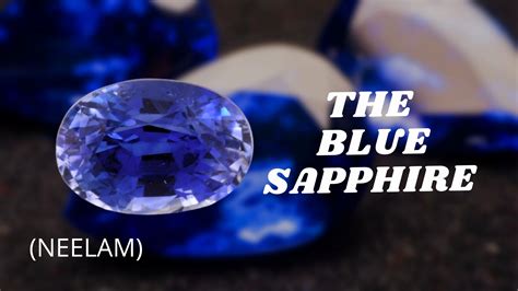 The Blue Sapphire Neelam R Rudraksha