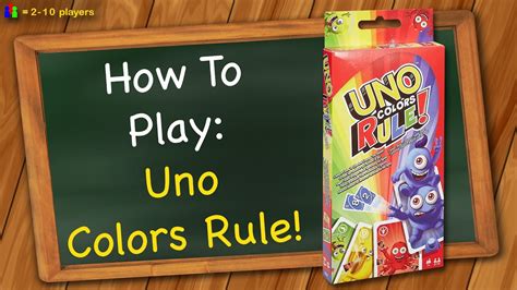 How To Play Uno Colors Rule Youtube