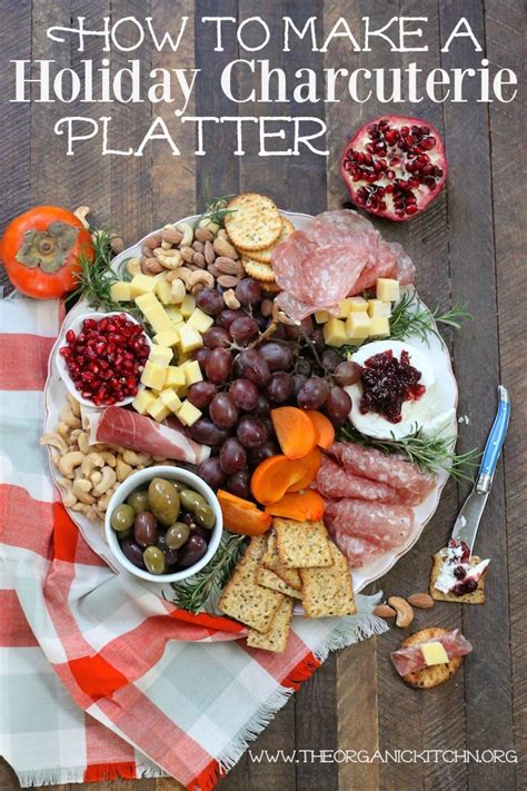 · prepare a grilling tray by spreading a foil and greasing it. How to Make a Holiday Charcuterie Platter! | The Organic ...