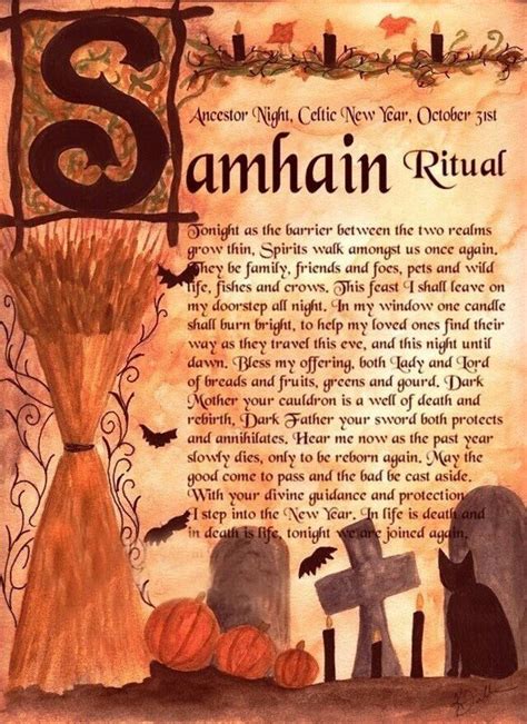 Pin By Mandmforever On Blessings Ritualschants And Spells Samhain