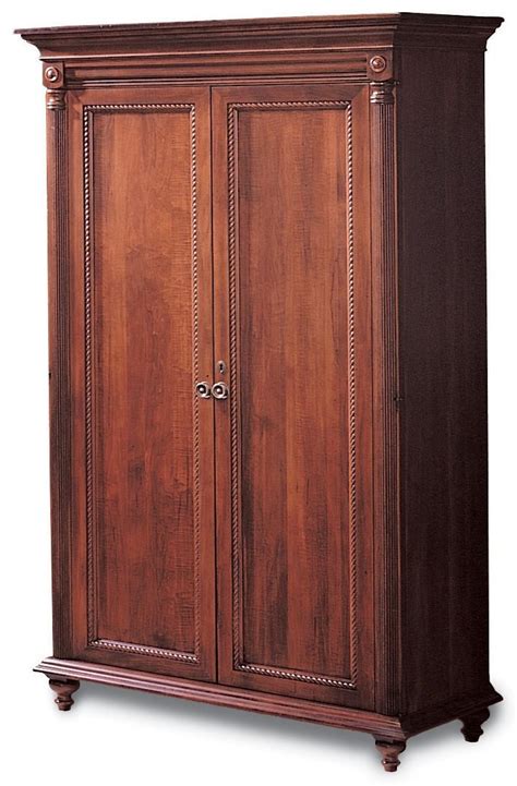 Durham Saville Row Traditional Solid Wood Two Door Armoire Jordan S