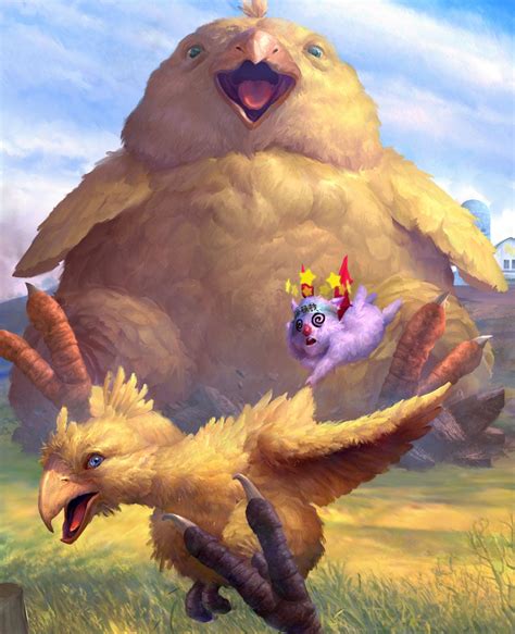 Fine Art Chocobo Hungers Kotaku Australia