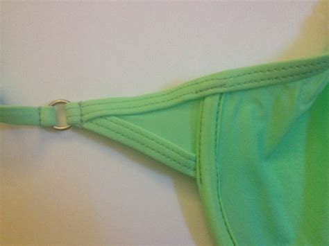 Wicked Weasel Sea Green Sheer Vision 323 Underwire Bikini Top Large New