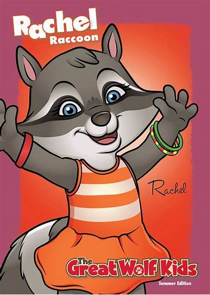 Wolf Lodge Rachel Clipart Raccoon Cards Coloring