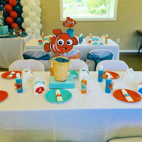 Finding Nemo Birthday Party I Decorated With Images Finding Nemo