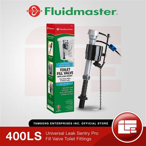Fluidmaster 400ls Leak Sentry Pro Fill Valve Toilet Fittings