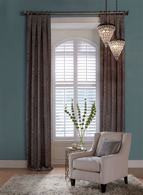 They'll help you measure your windows and order your covering. Custom white shutters can fit any odd shaped window ...