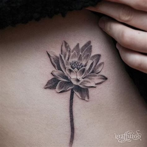 Water Lily Tattoo Drawing