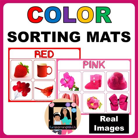 Color Sorting Mats For Preschooler And Kindergarten Made By Teachers